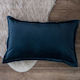 Teoran Sofa Cushion Velvet 04 Petrol 30x50cm.