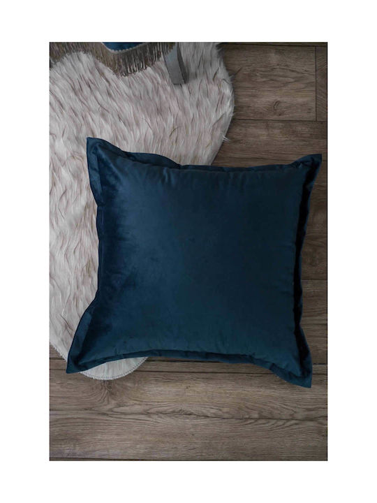 Teoran Decorative Pillow Case Velvet 04 Petrol ...