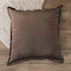 Teoran Decorative Pillow Case Velvet 03 Brown 45x45cm.