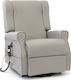 Melia Πολυθρόνα Relax Massage με Υποπόδιο Μπεζ 80x90x108cm