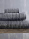 Rythmos Bath Towel Laura 70x140cm 03 Gray Weight 500gr/m²