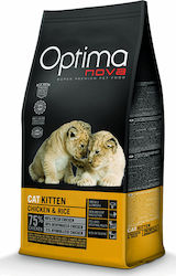 Optimanova Cat Kitten Dry Food for Juvenile Cats with Chicken 8kg