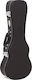 RockCase Standard Αδιάβροχη Βαλίτσα Γιουκαλίλι με Επένδυση Μαύρη