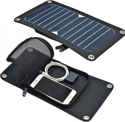 Invictus Îndoit Încărcător solar Dispozitive portabile 7W 5V cu conexiune USB (SRUSB-7)