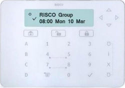 Risco Elegant µε Proximity Reader Security Access-Control Keypad Touch with Screen White