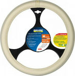 Lampa Car Steering Wheel Cover Duo-Grip with Diameter 37-39cm Synthetic Beige L3313.9