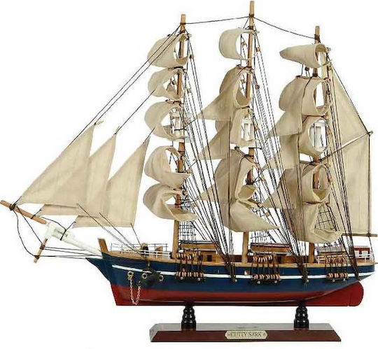 Christmas Boat Sailboat Wooden 90x75cm