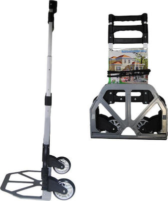 Transport Trolley Silar Foldable for Weight Load up to 137kg Black