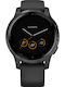 Garmin Vivoactive 4s Неръждаема стомана 40мм Водоустойчив Смарт часовник с Пулсомер (Black/Slate)