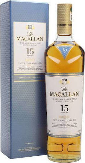 Old Triple Cask Single Malt Ουίσκι 15 Ετών Σκωτίας 43% 700ml