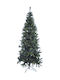 Boston Christmas Slim Green Tree with Metallic Base and Built in Branches H240cm