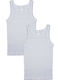 Helios Kids' Set with Undershirts Sleeveless White 2pcs