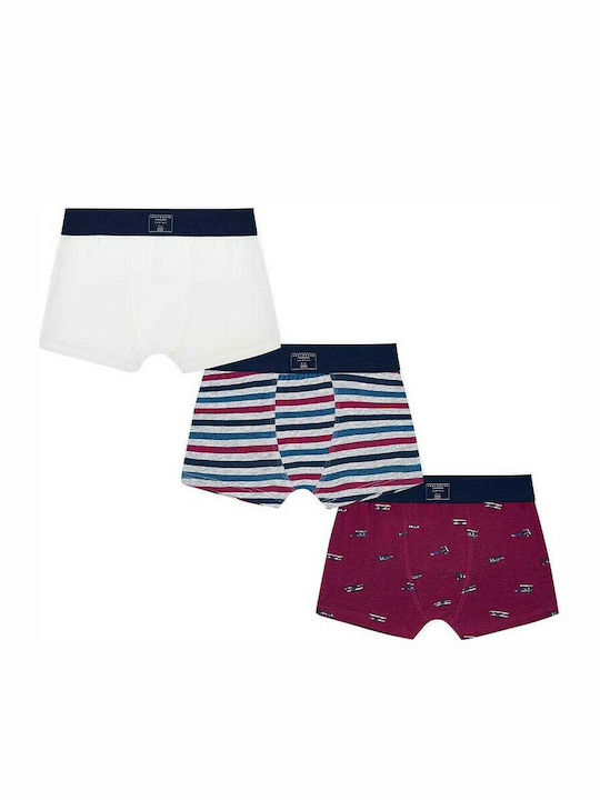 Mayoral Kids Set with Boxers Burgundy 3pcs