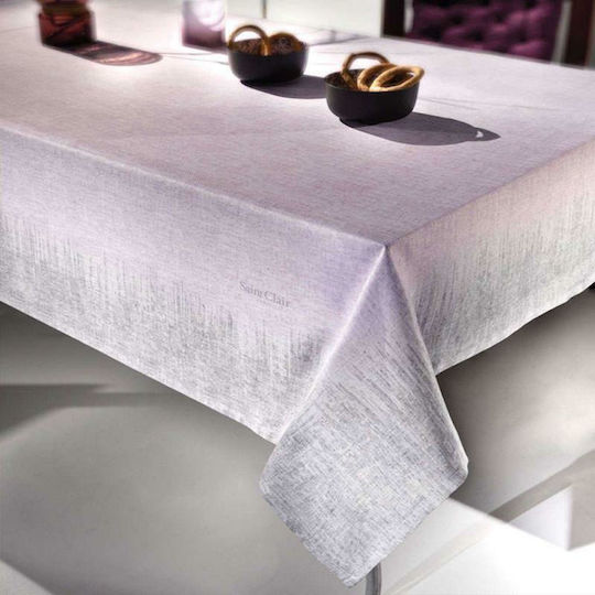 Saint Clair Τραπεζομάντηλο Αλέκιαστο 1021 Lilac Silver 145x180εκ.