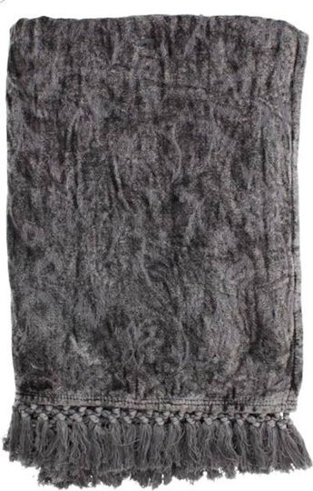 Zaros Ριχτάρι Πολυθρόνας Chenille 170x130εκ. Γκρι