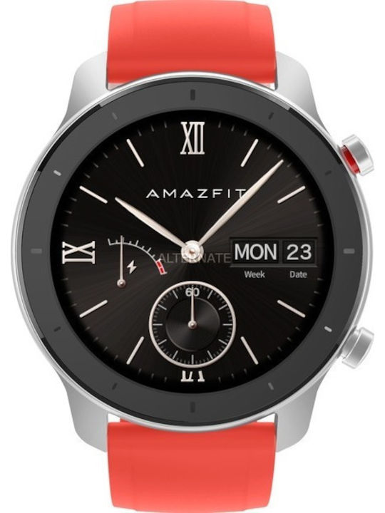 Amazfit gtr clearance 42mm coral red