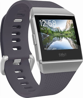 fitbit ionic blue grey white
