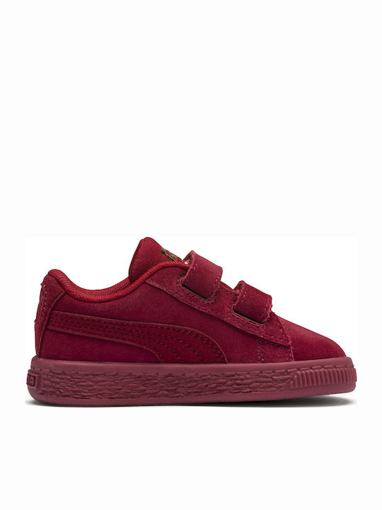 Puma Kinder-Sneaker Sesame 50 mit Klettverschluss Burgundisch