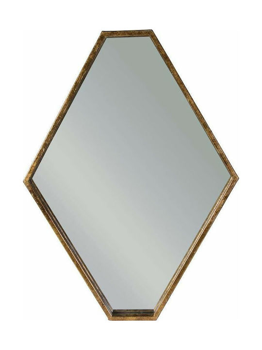 Art et Lumiere Wall Mirror with Gold Metallic Frame 60.5x44.5cm 1pcs