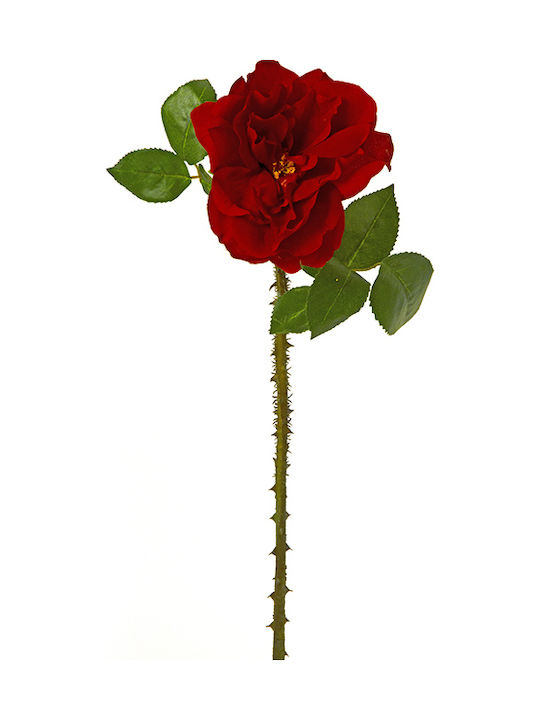 Zaros Artificial Decorative Branch Rose Red 50cm 1pcs