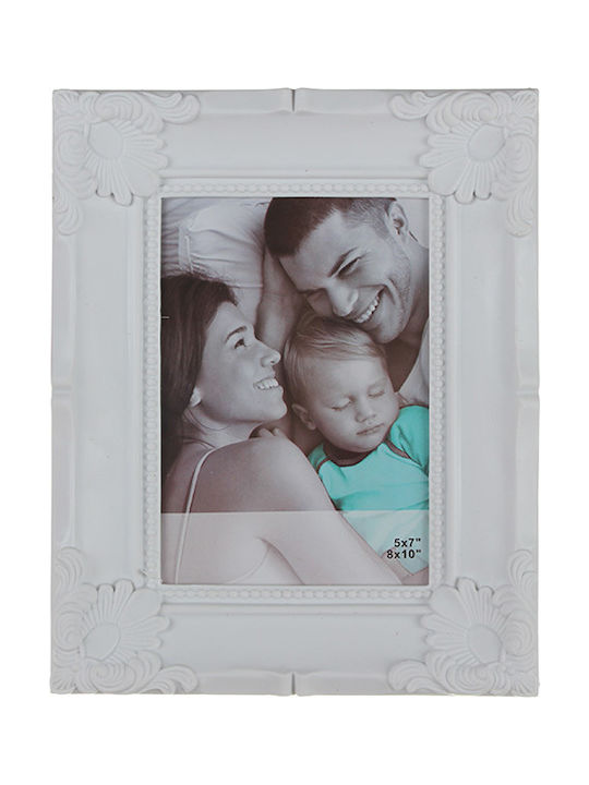 Keskor Photo Frame Plastic 13x18cm with White Frame