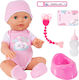 Bayer Design Σετ με Μωρό Κούκλα Piccolina Newborn 42 εκ.