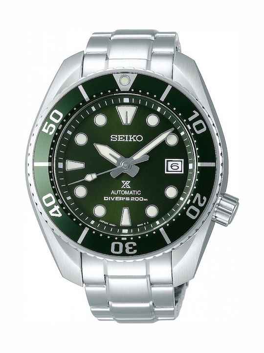 Seiko Prospex Sea Herrenuhr 45mm Automatisch mit Silber Metallarmband