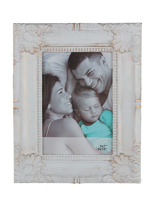 Keskor Photo Frame Plastic 13x18cm with White Frame