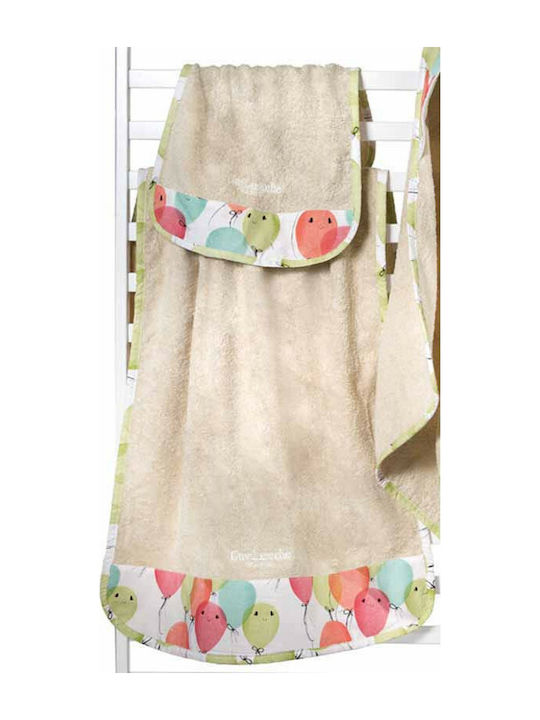 Guy Laroche Set of baby towels 2pcs Bebe Party Beige 1122092219046