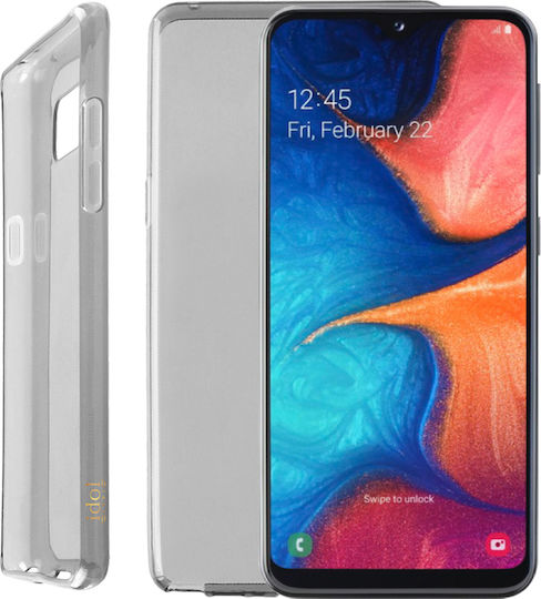 Idol 1991 Air Slim TPU Umschlag Rückseite Silikon Gray (Galaxy A20e)