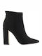 Exe Patricia 966 Women's Suede High Heel Ankle Boots Black