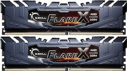 G.Skill Flare X 32GB DDR4 RAM cu 2 module (2x16GB) și Viteză 3200 pentru Desktop