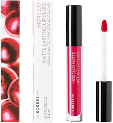 Korres Morello Matte Lasting Lip Fluid 29 Strawberry Kiss 3.4ml