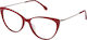Lozza Eyeglass Frame Cat Eye Red VL4198 09LB