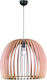 Trio Lighting Pendant Wood Hängelampe Einfaches Licht für Fassung E27 Beige