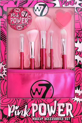 W7 Cosmetics Pink Power Makeup Accessories Set
