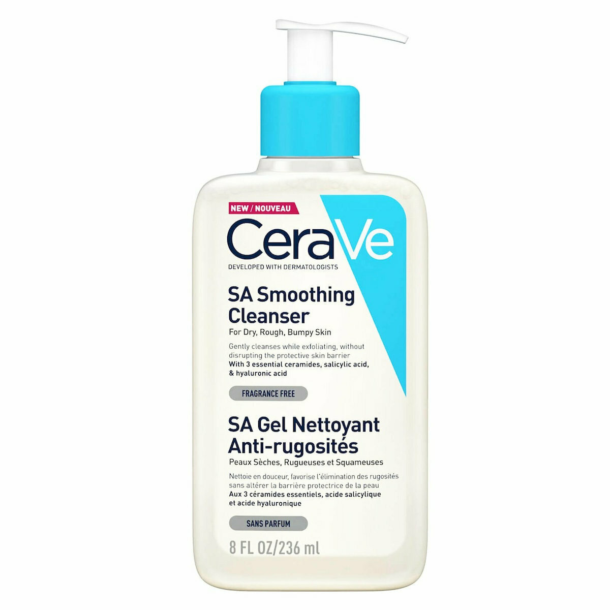 CeraVe SA Smoothing Gel Καθαρισμού Προσώπου 236ml