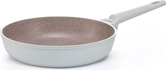 Luigi Ferrero Aluminum Pan with Stone Interior Coating Beige 26cm