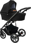 Bexa 2.0 Adjustable 2 in 1 Baby Stroller Suitable for Newborn Total Black 6 Line2Kol6