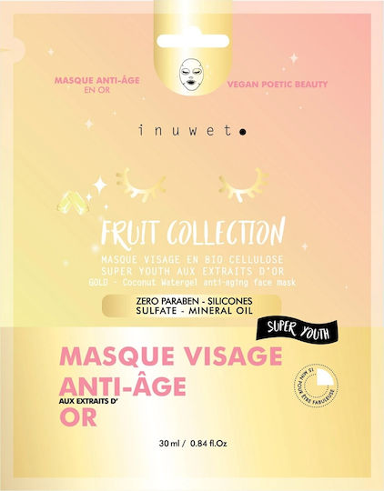 Inuwet Fruit Collection Stoff (Sheet) Maske 30ml