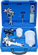 vidaXL Air Spray Paint Gun HVLP Floating Tumbler