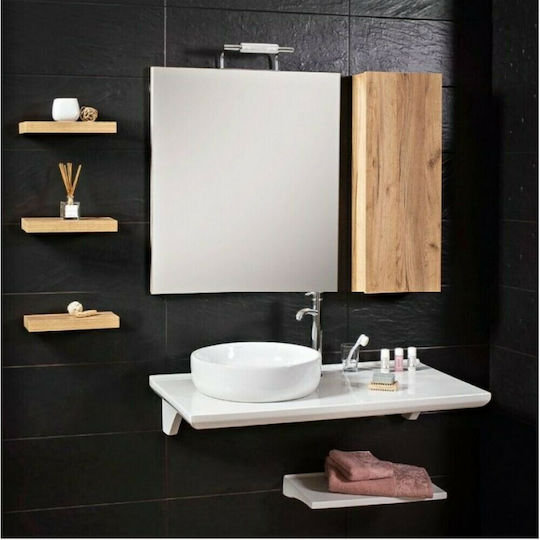 Adamidis Tavla 105AM Countertop with Sink L105xW55xH6cm White