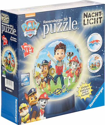 Puzzleball Paw Patrol pentru 6++ Ani 72buc Ravensburger