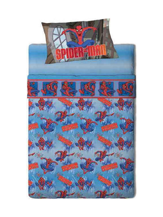 Palamaiki Kids Quilt Semi Double Spiderman Future Blue 170x250cm