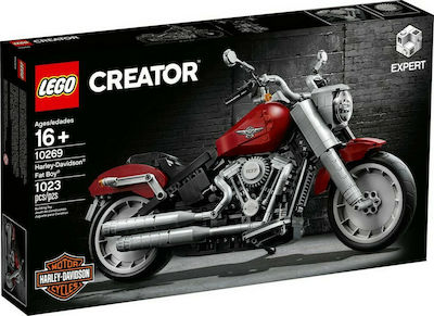 Lego Expert creator Harley-Davi Fat Boy pentru 16+ ani