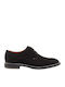 Damiani 412 Men's Suede Casual Shoes Black