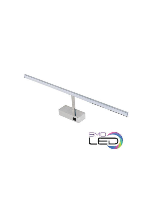 Horoz Electric Kanarya-12 Lumină De baie LED Argintiu 55.5x12x12cm Horoz Electric Kanarya-12 Lumină De baie LED Argintiu 55.5x12x12cm