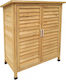 Zweiflügeliger Schrank Hölzernes mit 1 Regal 87x47x92cm