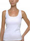 Helios Women's Sleeveless Cotton T-Shirt White