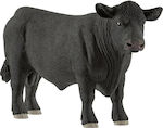 Schleich-S Miniature Toy Black Angus Bull 3cm. (Various Designs/Assortments of Designs) 1pc